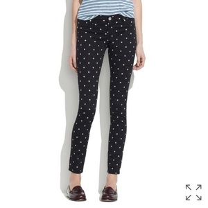 Madewell x Blanknyc Black Polkadot Pants
